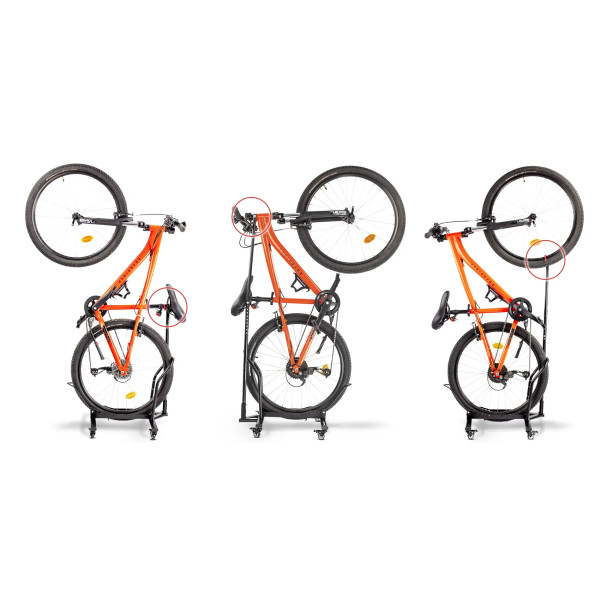 Fahrradständer mit Rädern